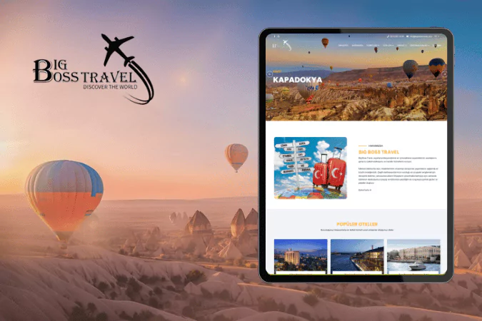 Turizm Seyahat Acenta Web Sitesi Tasarımı - İstanbul Web Tasarım