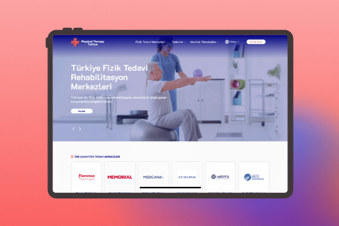 Fizik Tedavi Merkezleri Web Sitesi