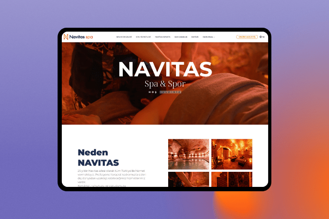 Navitas Spa Sports Kurumsal Web Sitesi Tasarımı - İstanbul