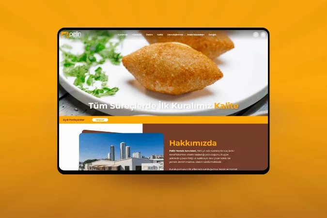 Pelin Yemek Servisleri Kurumsal Web Sitesi - Kartal İstanbul